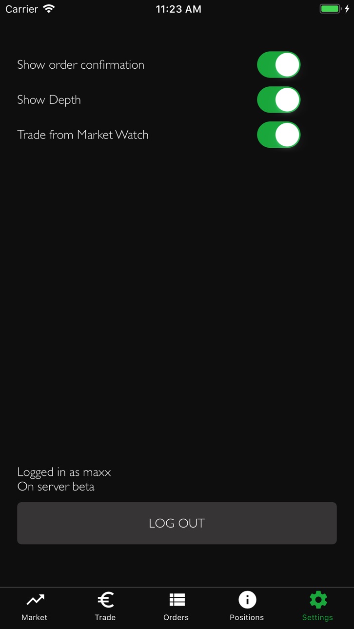 iPhone screenshot
