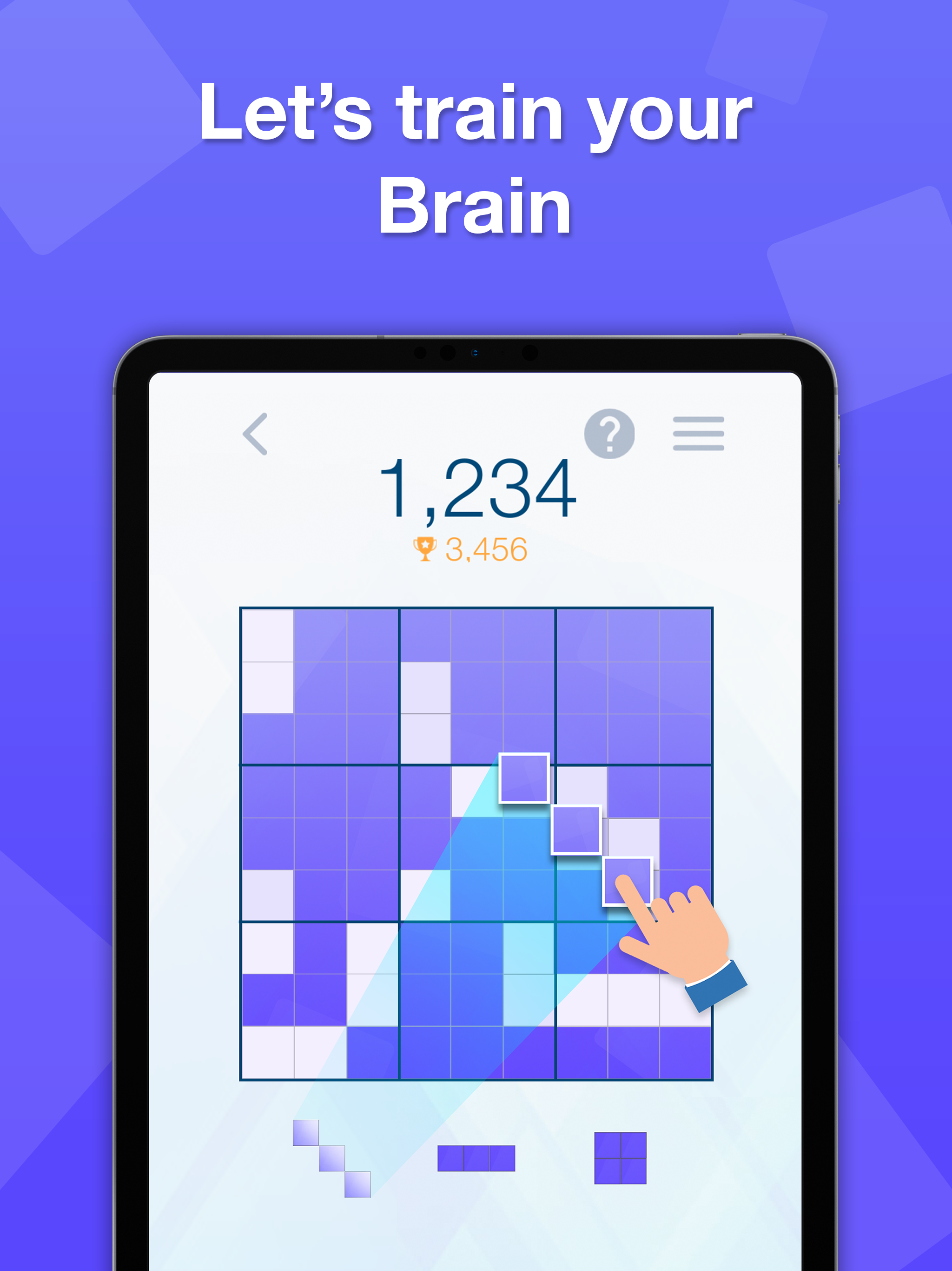 NINES! Purple Block Puzzle