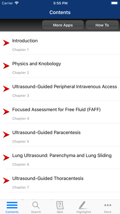 Point of Care Ultrasound Guide Screenshot