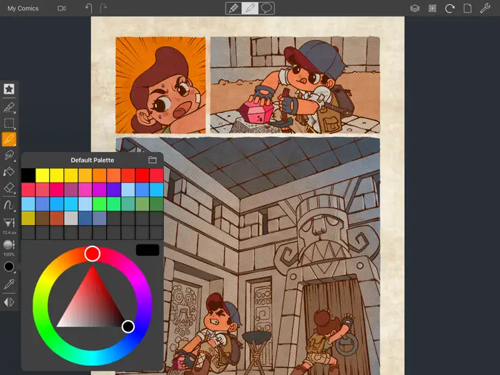 Capture d'écran de Comic Draw By Plasq sur iPhone 2