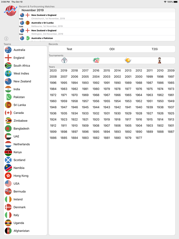 Screenshot #4 pour CricketStatsNow