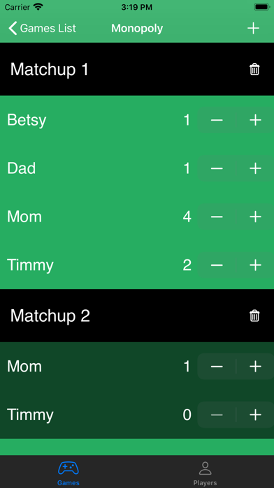 Family Game Tracker screenshot 2