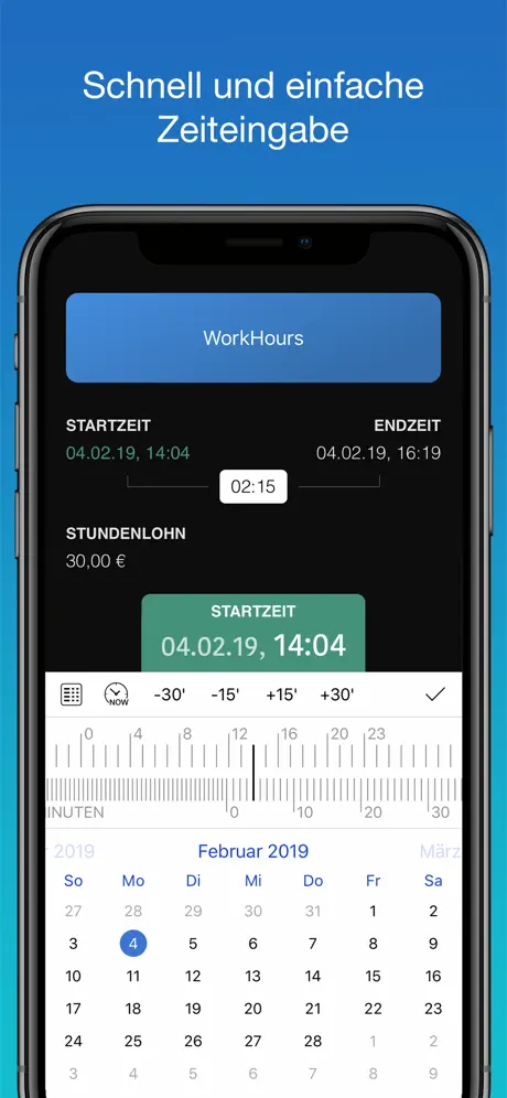 WorkHours: Zeiterfassung