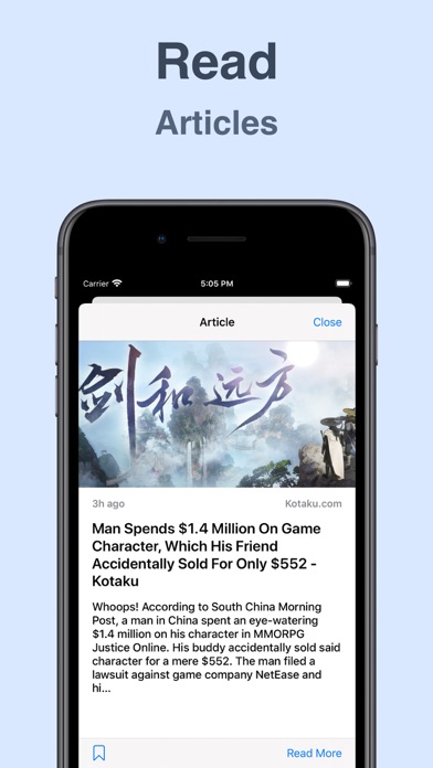 Simply News: Top News iPhone screenshot 2 - News app