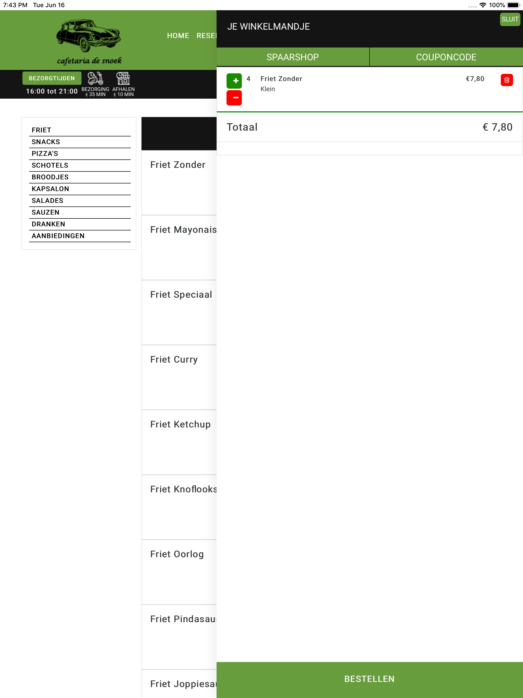 Cafetaria De Snoek screenshot 8