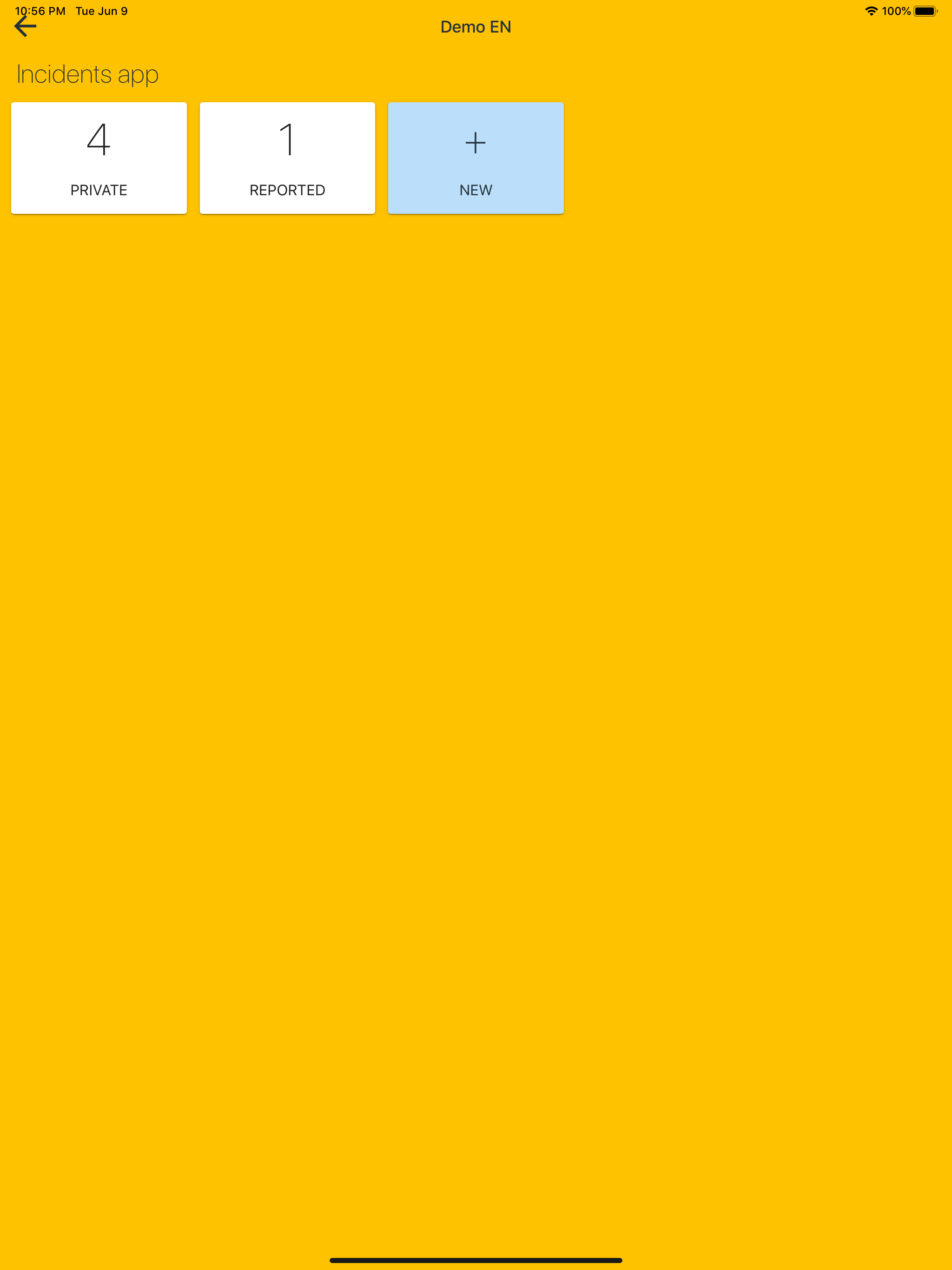 Incident reporting & followup screenshot 6