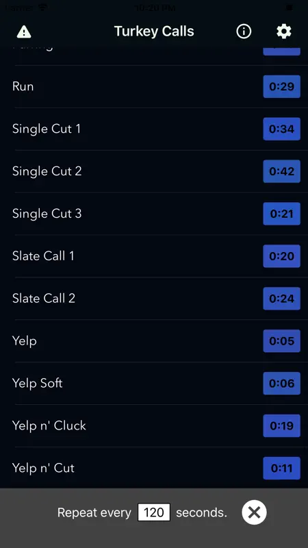 Turkey Call App screenshot 3 of 3