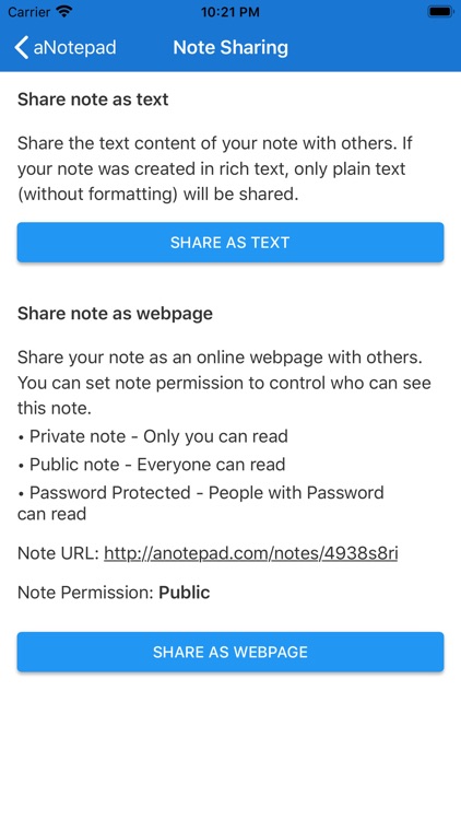 a Notepad - Take & Share Notes screenshot-3