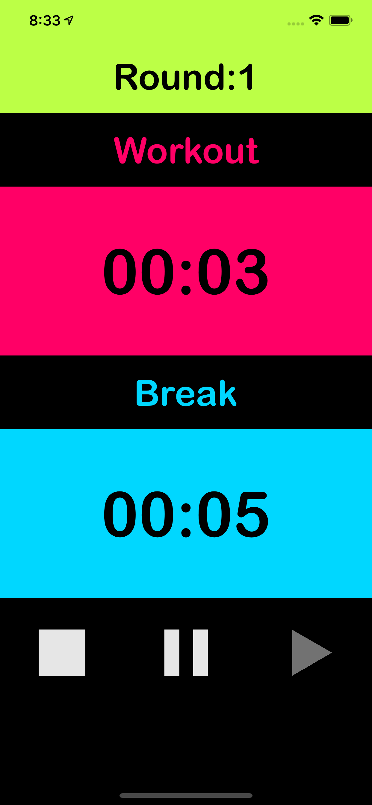 HIIT Tabata Interval Timer
