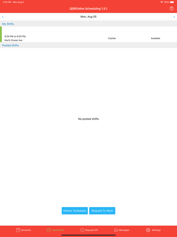 QSROnline Scheduling