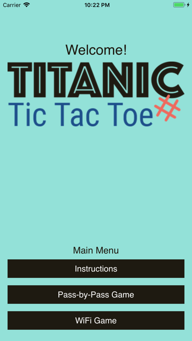 Titanic Tic Tac Toe Screenshot