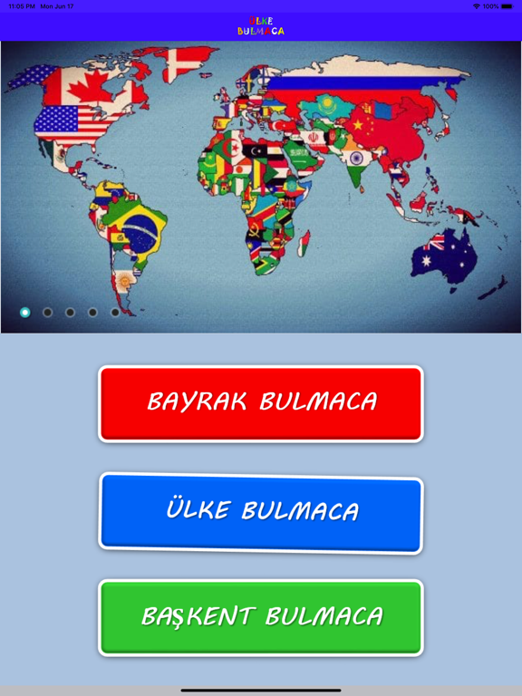 Ülke Bulmaca iPad screenshot