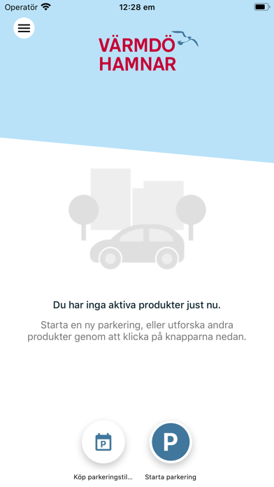 Värmdö Hamnar Parkering Screenshot