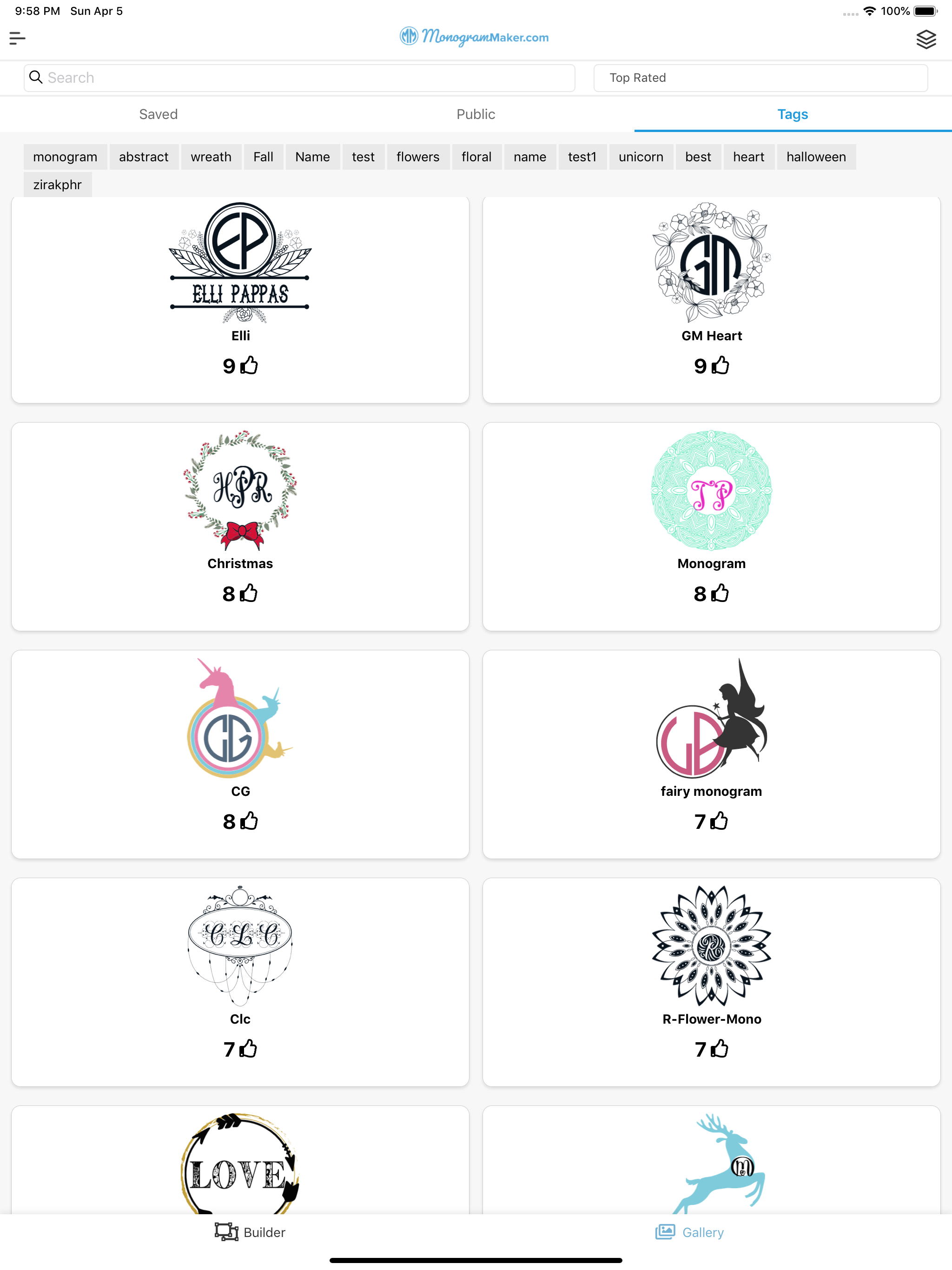 Monogram Maker App
