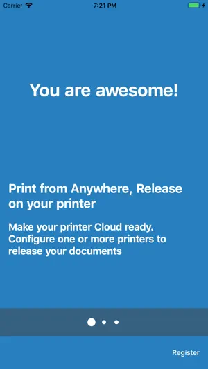 Cloud Ready printer screenshot 1