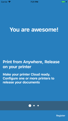 Cloud Ready printer screenshot 1