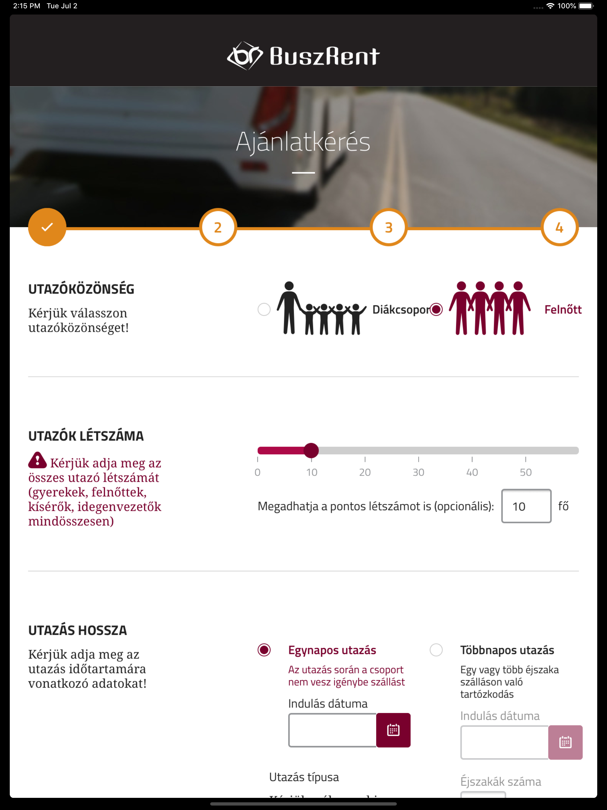 Buszrent - Online buszrendelés