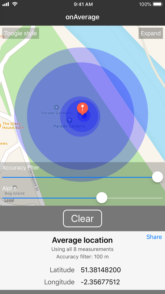 onAverage - GPS Averaging (iOS) 게시자: sovio onAverage - GPS Averaging (iOS) 게시자: sovio