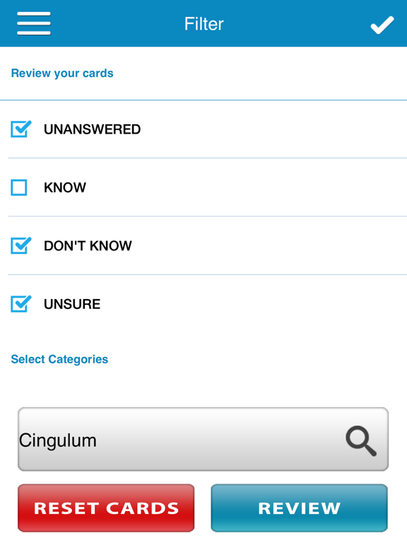 Dental Anatomy Cram Cards iPad screenshot