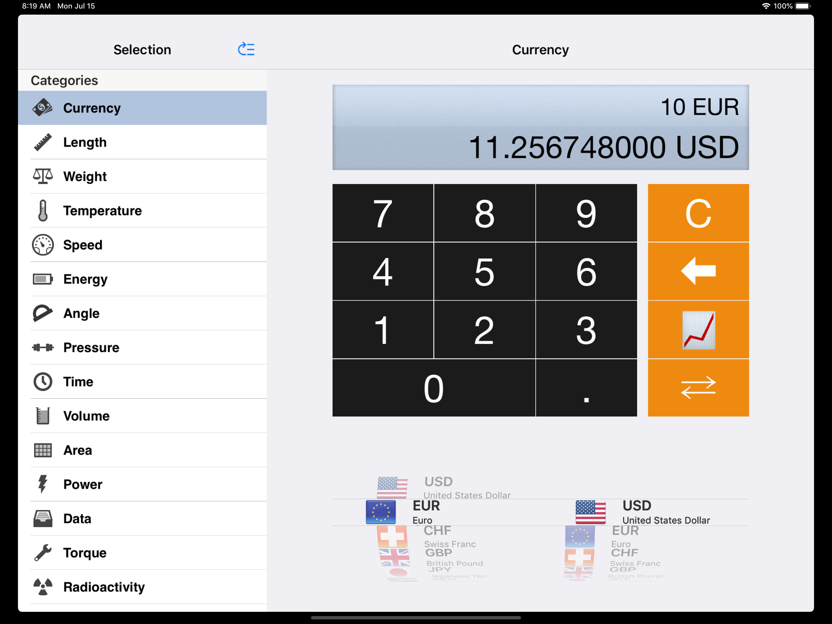 Convert - Unit and Currency screenshot 10