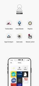 Baucast - Podcast Player screenshot #1 for iPhone