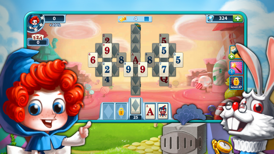 #1. Alice Tripeaks (iOS) 由: NSTAGE Inc.