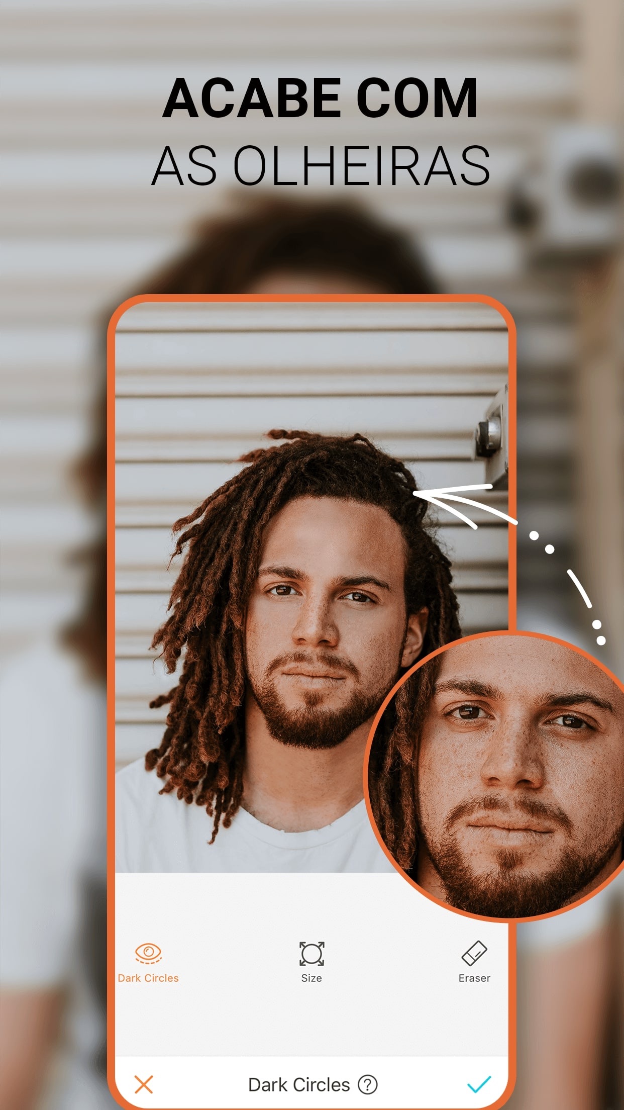 Screenshot do app AirBrush - Editor de fotos