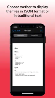 json viewer - json file reader iPhone Captures Décran 2