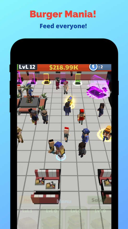 #7. Burger Mania! - Idle Tycoon (iOS) 由: Joao Milone