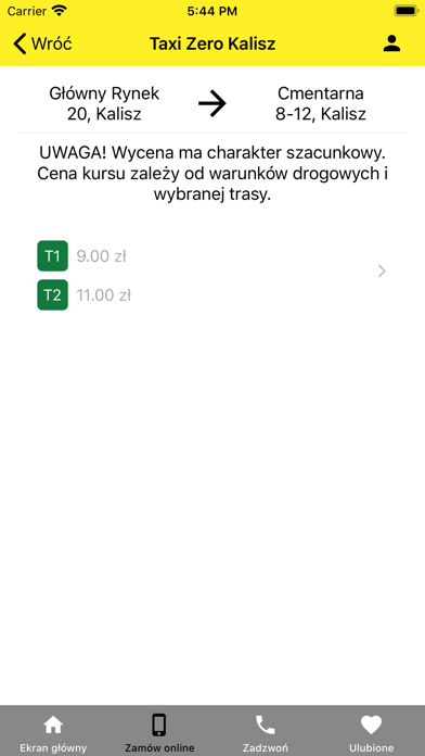 Taxi Zero Kalisz Screenshot