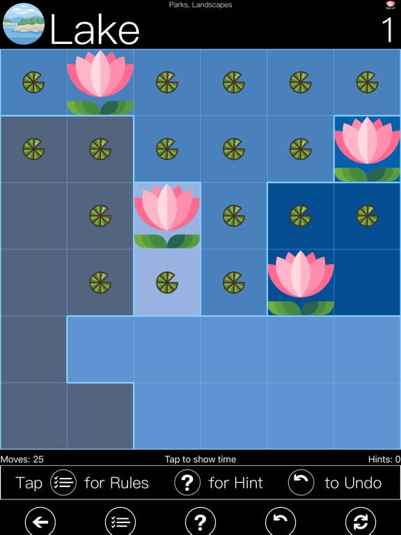 Parks Landscapes - Logic Game iPad screenshot