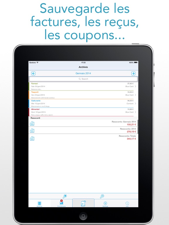 Screenshot #4 pour aBill - Gestion de reçus