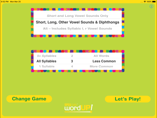 SPELL-Links WordUP! iPad screenshot 3 - Education app