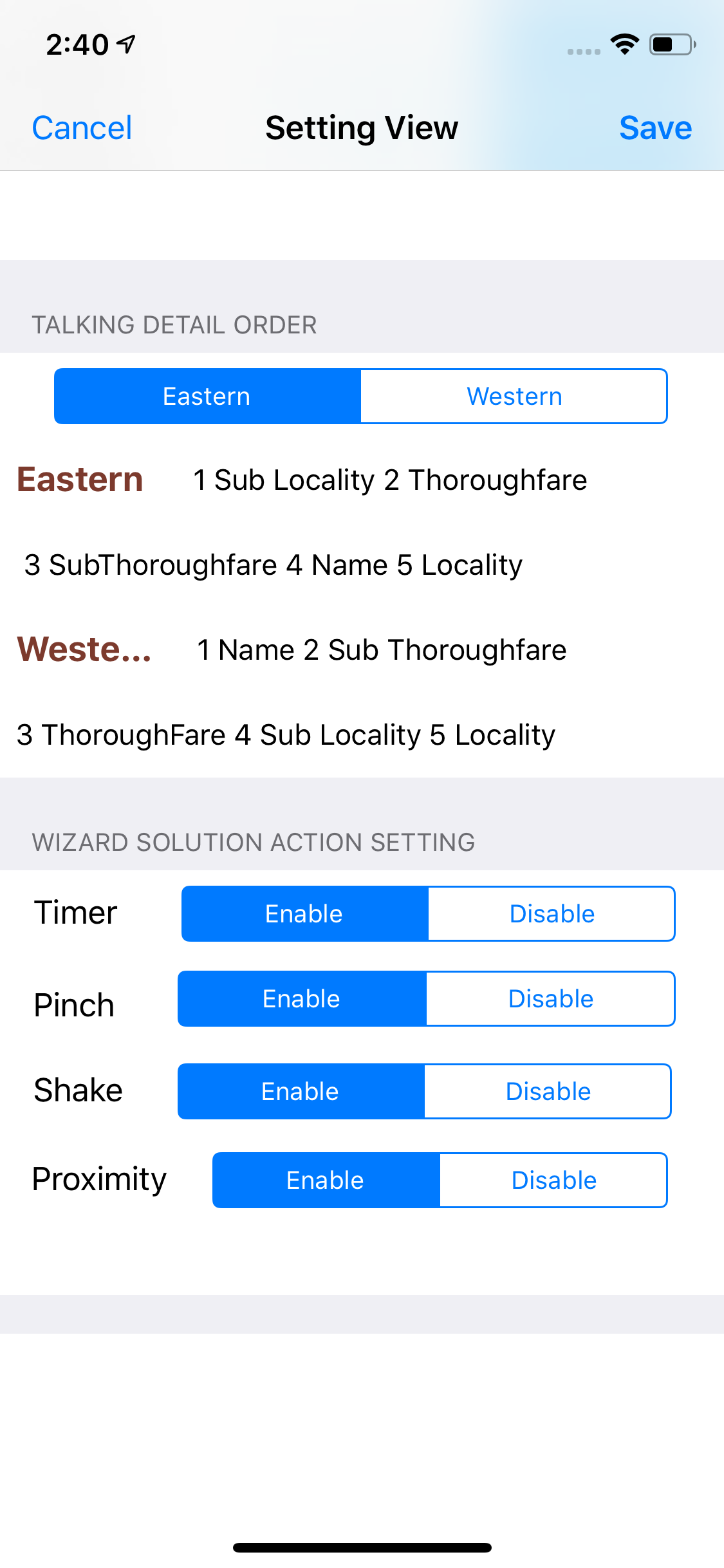 Talking Location