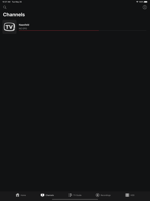 moTV.eu iPad screenshot 1 - Entertainment app