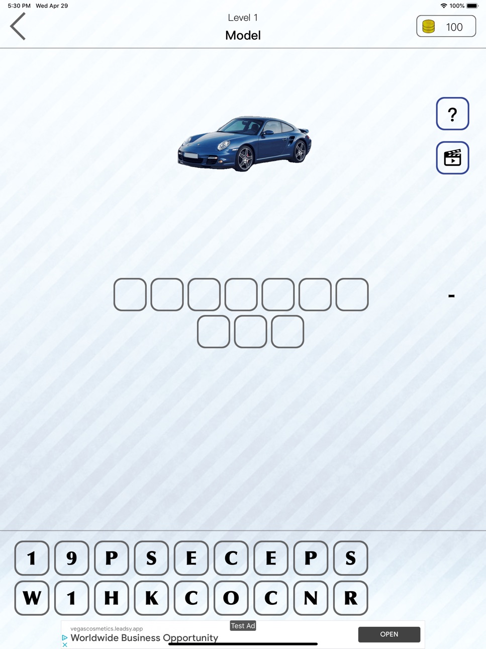iPad screenshot