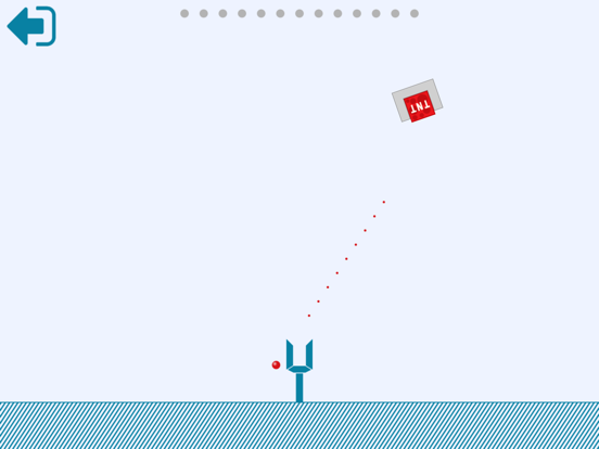 Subtracting Fractions iPad screenshot