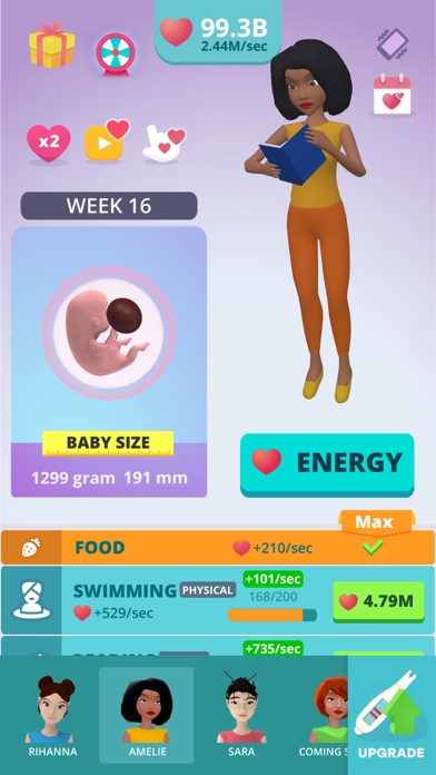 screenshot of Baby & Mom Idle Life Simulator 2