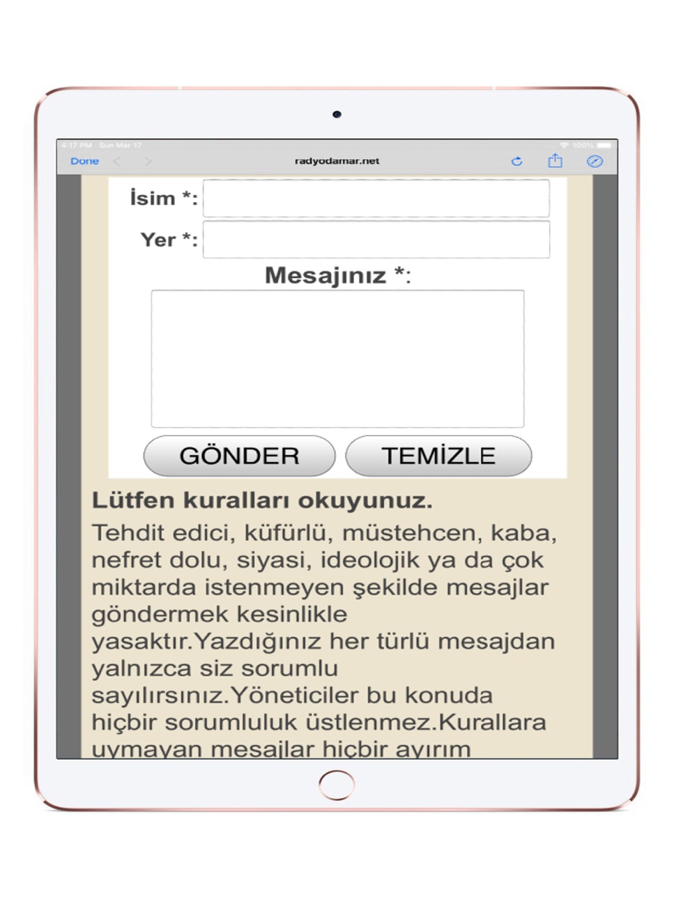 iPad screenshot