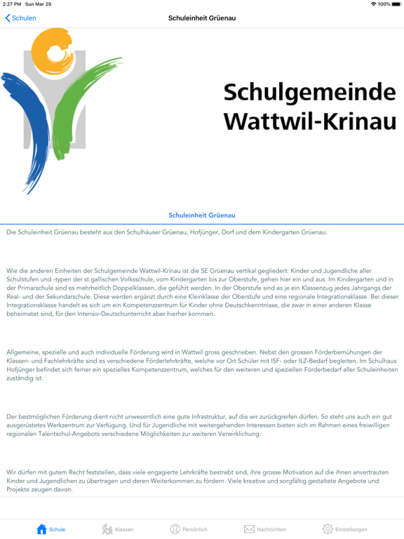 Screenshot #6 pour Schule Wattwil-Krinau