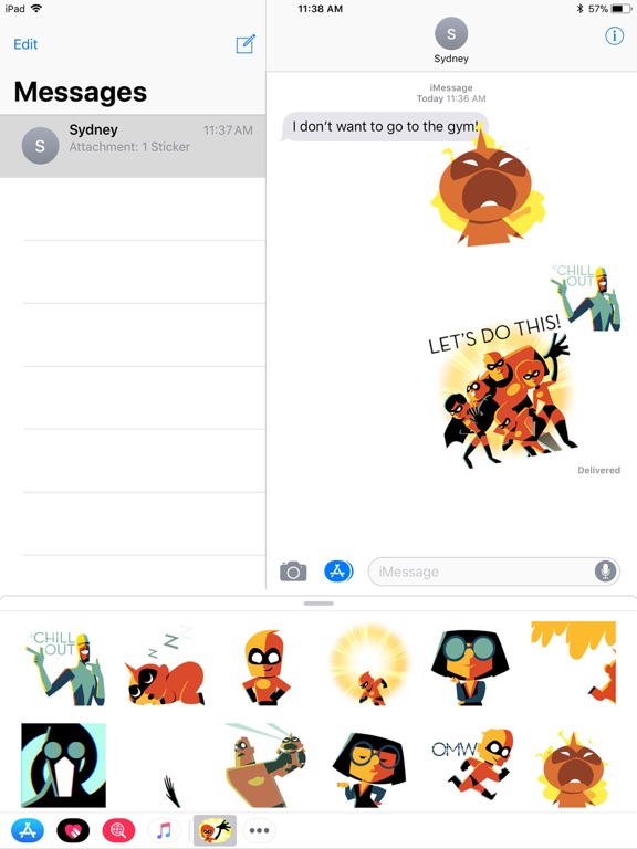 Screenshot #4 pour Pixar Stickers: Incredibles 2