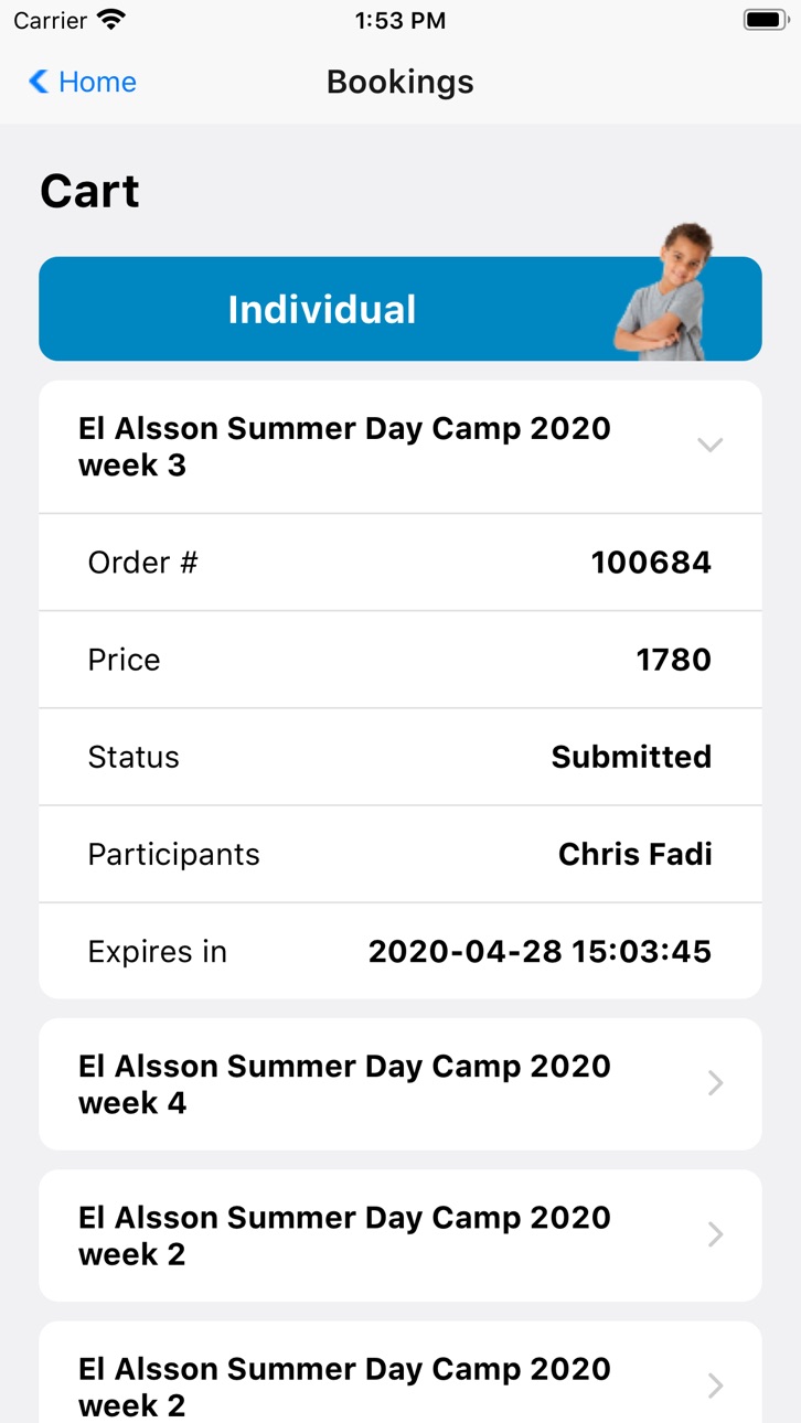 iPhone screenshot