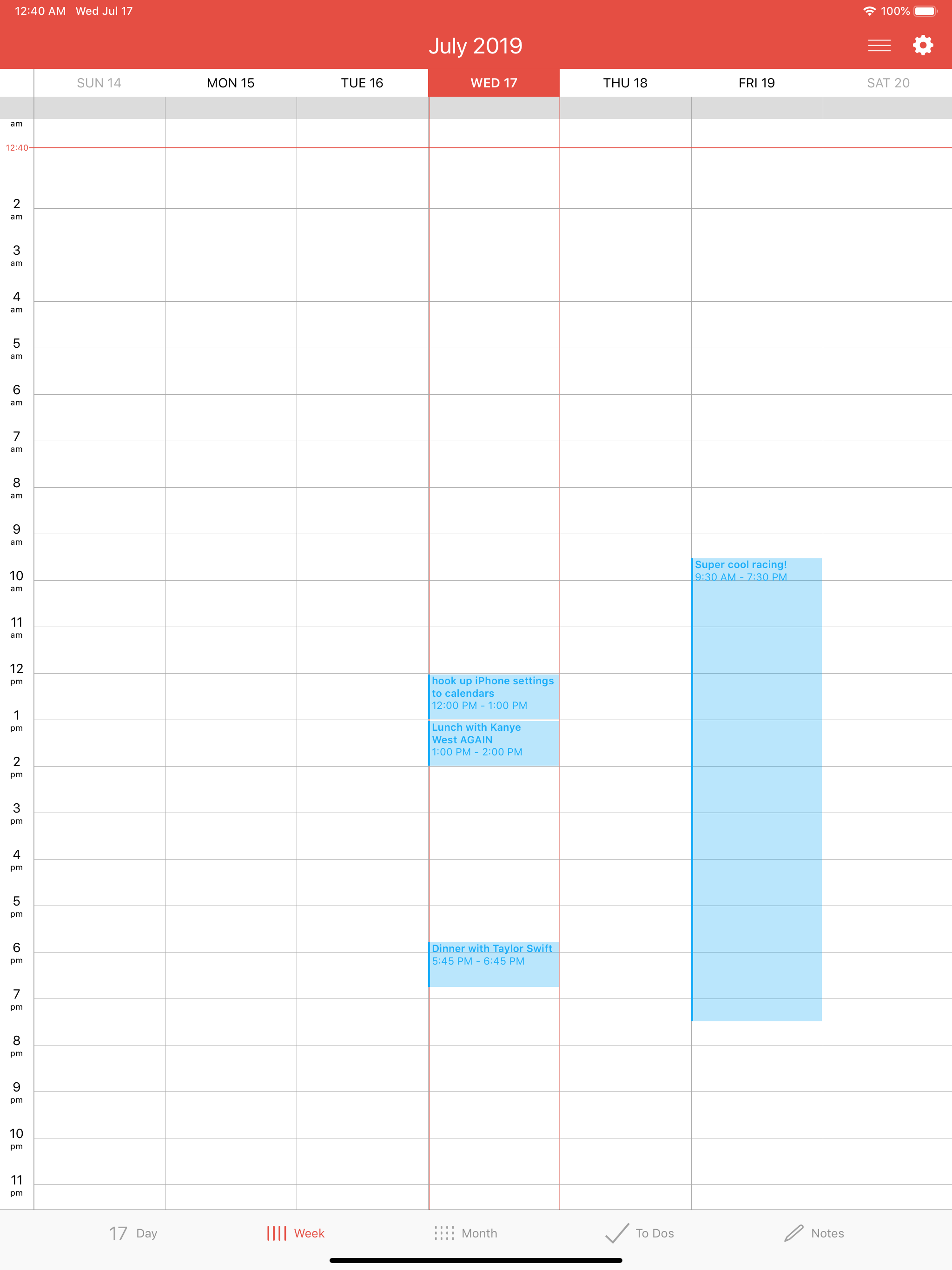 ParkerPlanner - Cal+Todo+Note