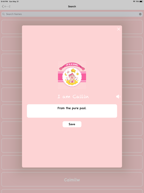 Screenshot #4 pour First Step : Baby names & Care