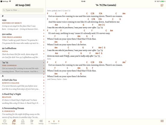 Screenshot #5 pour Song Book Pro