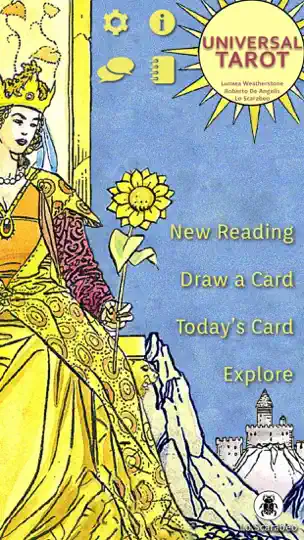 Capture d'écran de Universal Tarot sur iPhone 1