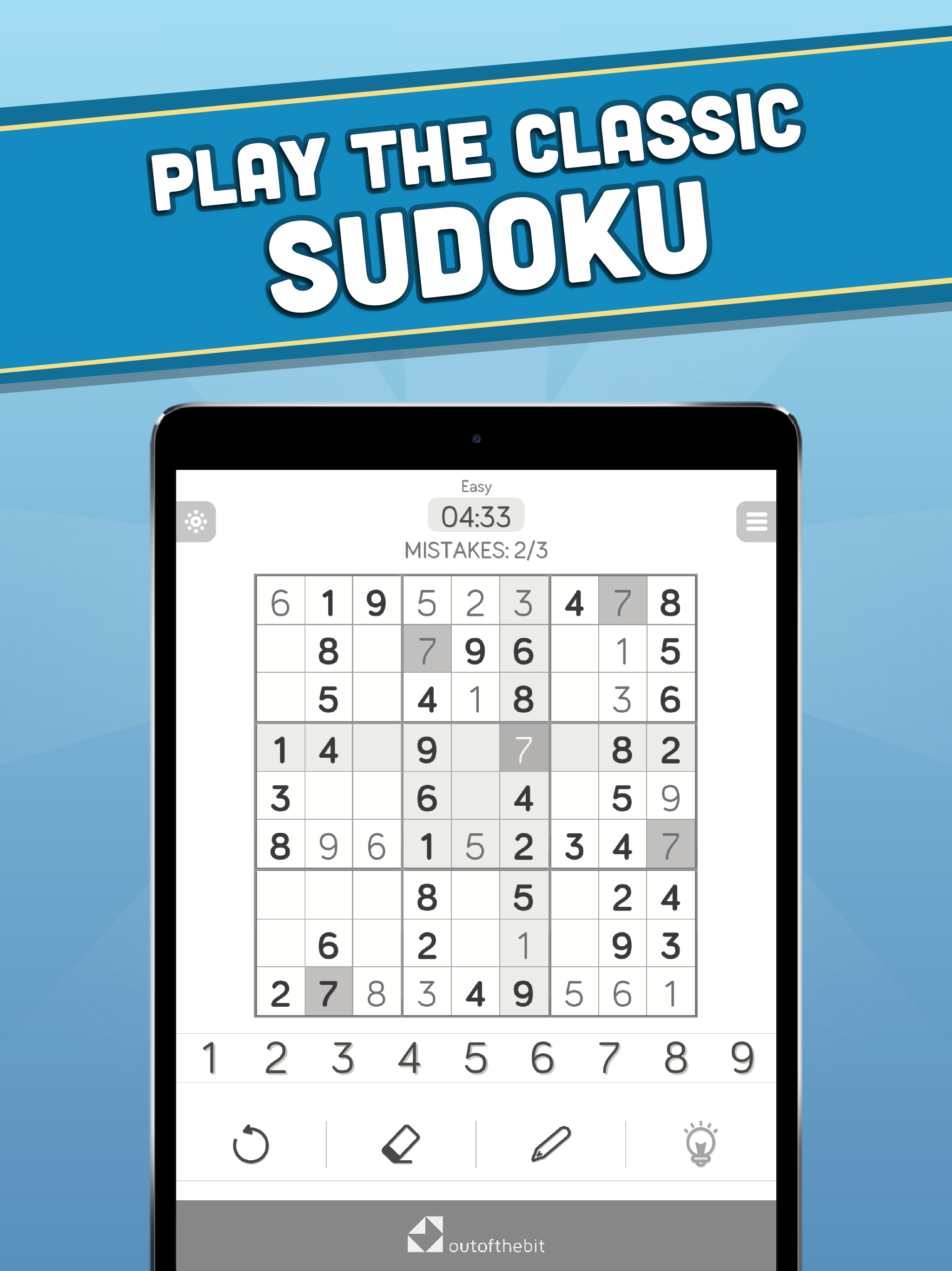 Sudoku - Classic number puzzle