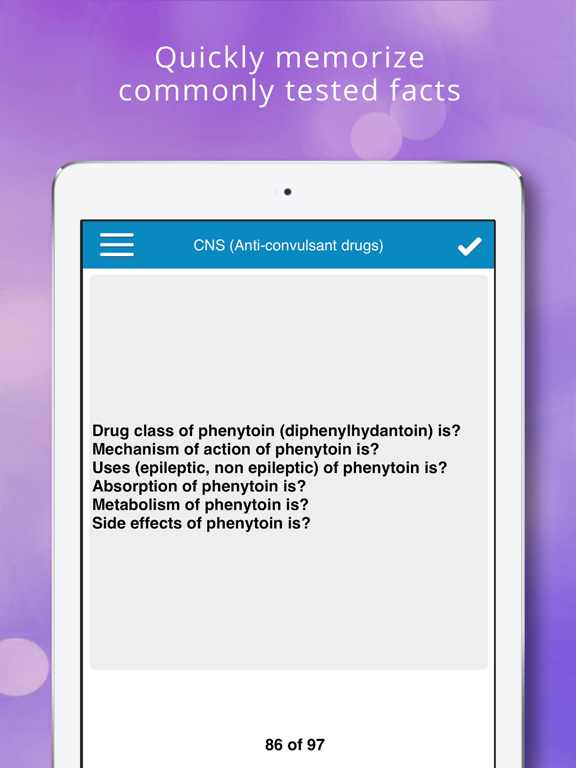 Screenshot #6 pour ADAT Pharmacology Cram Cards
