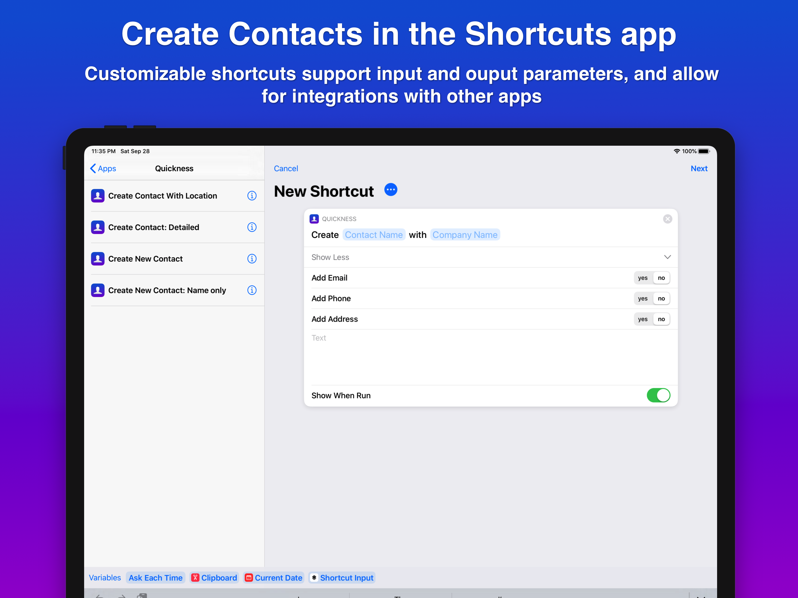 Quickness: Add Contacts screenshot 7