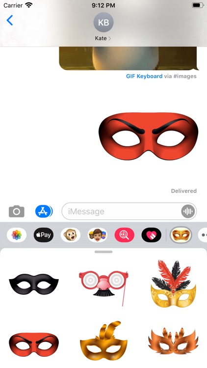 Masquerade Mask Stickers